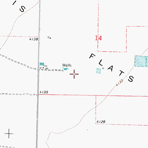Topographic Map of 00314 Water Well, NM