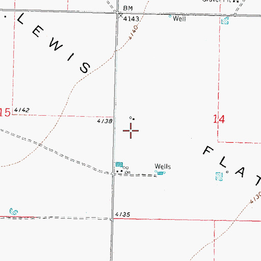 Topographic Map of 06096 Water Well, NM
