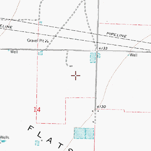 Topographic Map of 00311 Water Well, NM