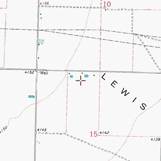 Topographic Map of 06095 Water Well, NM