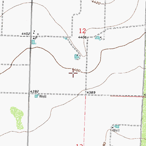 Topographic Map of 06072 Water Well, NM