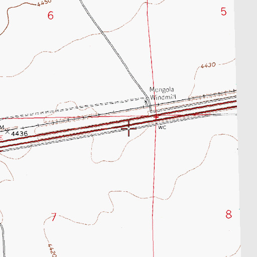Topographic Map of 10229 Water Well, NM