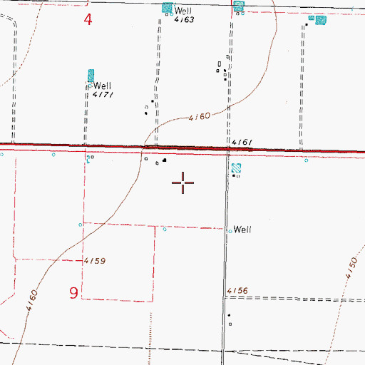 Topographic Map of 10111 Water Well, NM