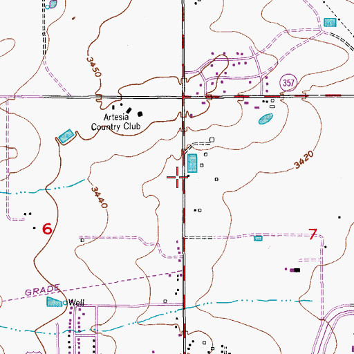 Topographic Map of 05048 Water Well, NM