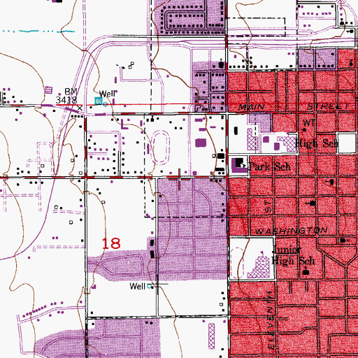 Topographic Map of 06052 Water Well, NM