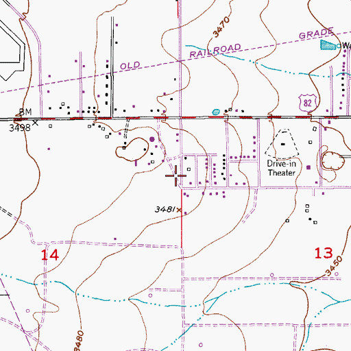Topographic Map of 05031 Water Well, NM