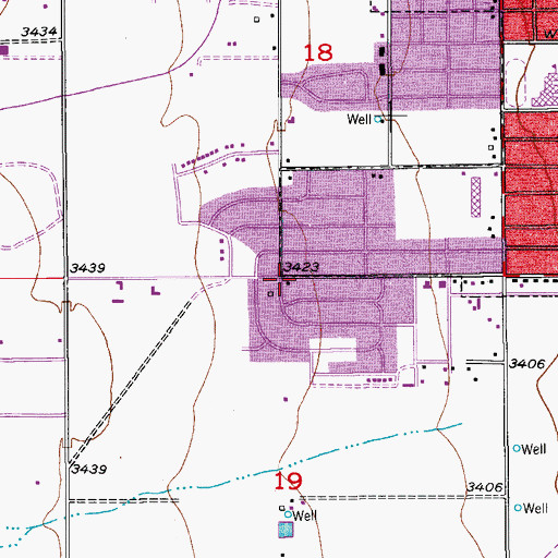 Topographic Map of 05063 Water Well, NM