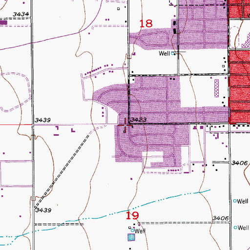 Topographic Map of 06055 Water Well, NM