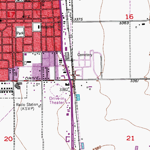 Topographic Map of 05061 Water Well, NM