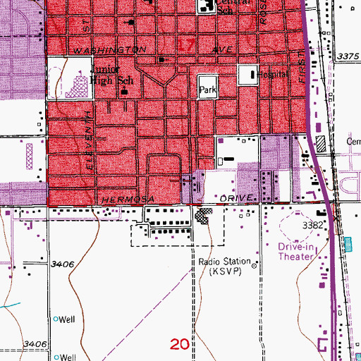 Topographic Map of 06048 Water Well, NM