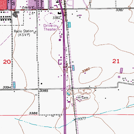 Topographic Map of 06073 Water Well, NM