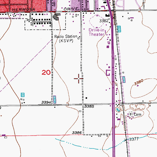 Topographic Map of 06064 Water Well, NM