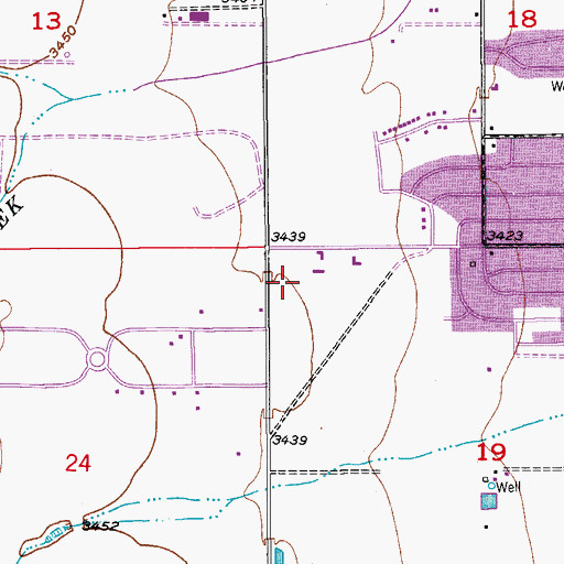Topographic Map of 06058 Water Well, NM