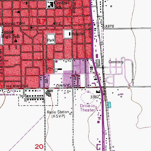 Topographic Map of 05062 Water Well, NM