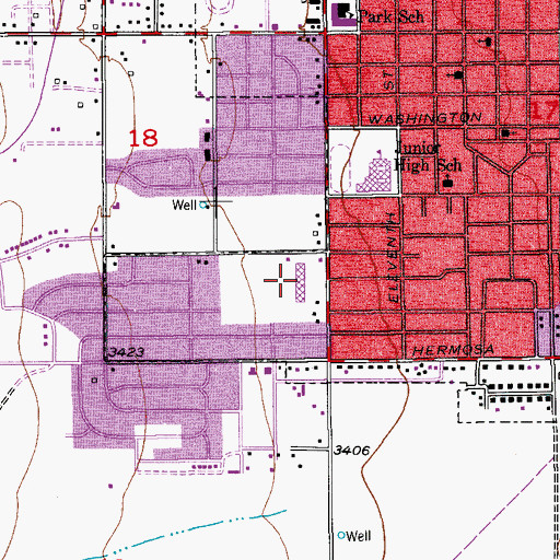 Topographic Map of 05064 Water Well, NM