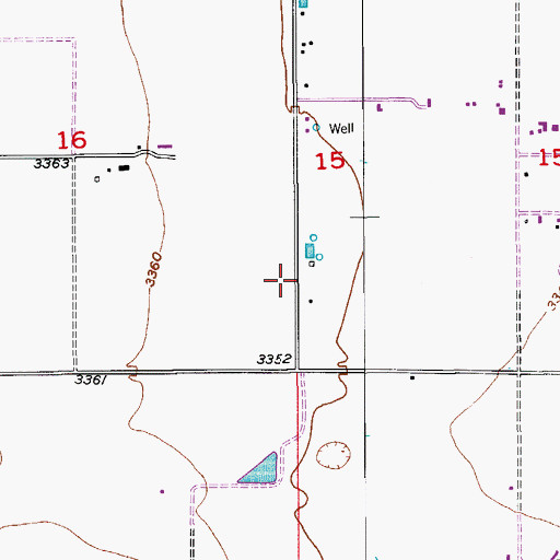 Topographic Map of 06039 Water Well, NM