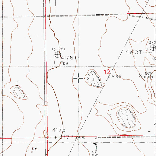 Topographic Map of 10158 Water Well, NM