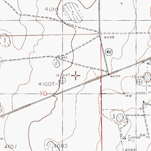 Topographic Map of 11094 Water Well, NM