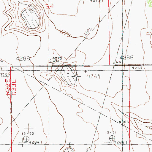 Topographic Map of 12763 Water Well, NM