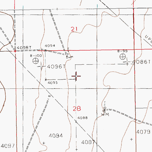 Topographic Map of 13331 Water Well, NM
