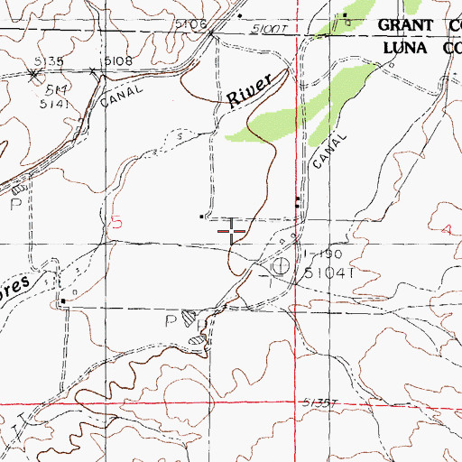 Topographic Map of 01492 Water Well, NM