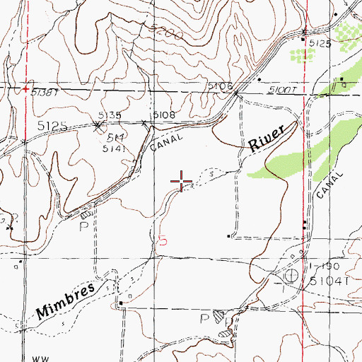 Topographic Map of 01488 Water Well, NM