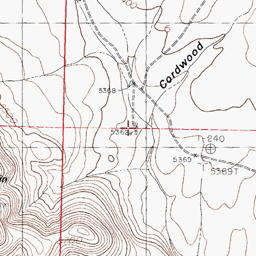 Topographic Map of 01517 Water Well, NM
