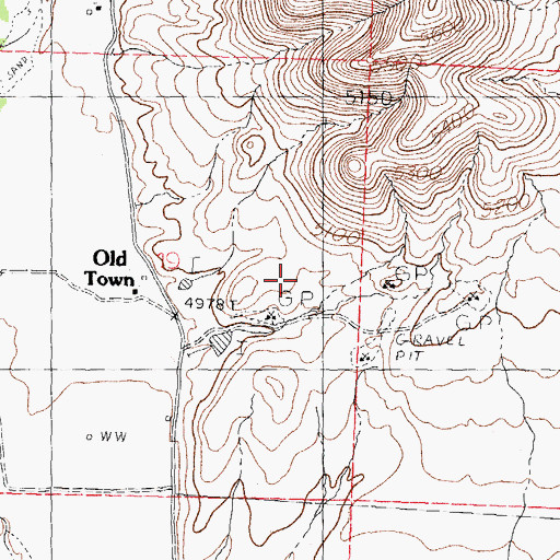 Topographic Map of 01541 Water Well, NM