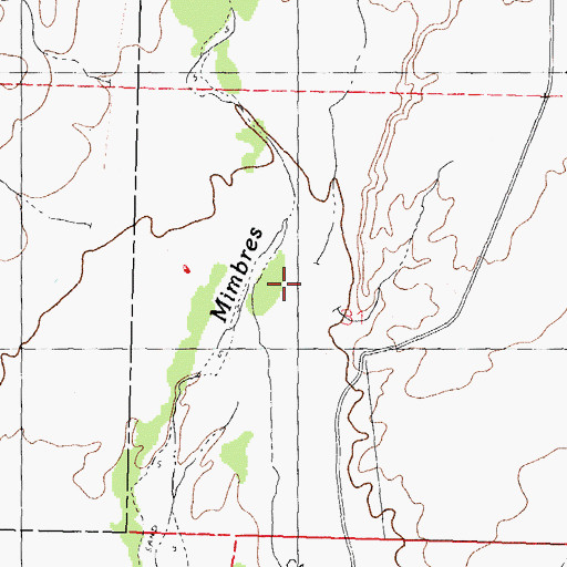 Topographic Map of 01497 Water Well, NM