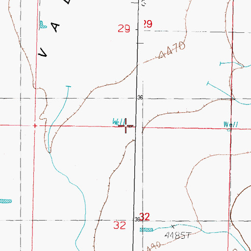 Topographic Map of 10003 Water Well, NM