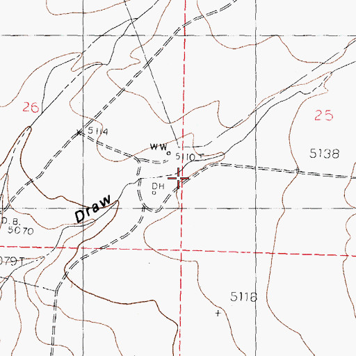 Topographic Map of 01578 Water Well, NM