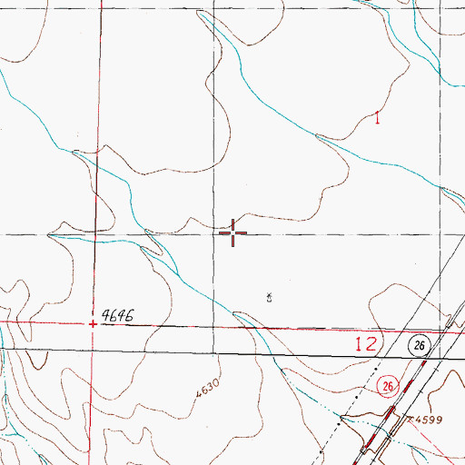 Topographic Map of 01273 Water Well, NM