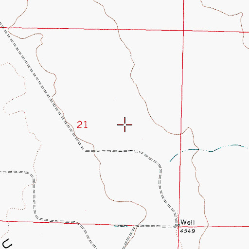 Topographic Map of 05002 Water Well, NM
