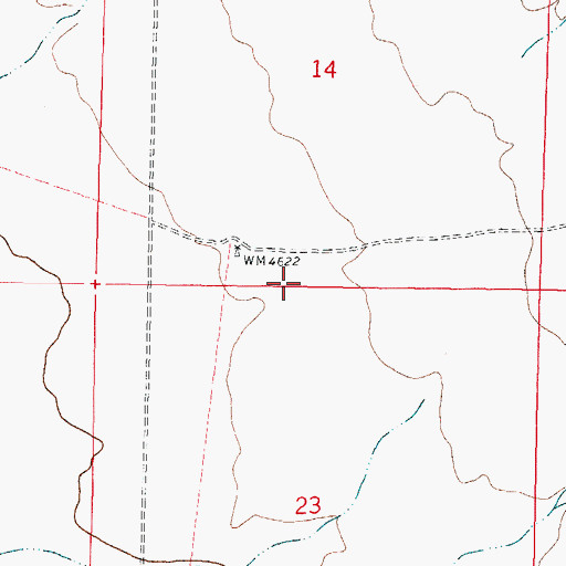 Topographic Map of 10475 Water Well, NM