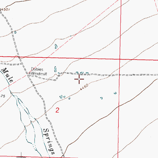 Topographic Map of 01213 Water Well, NM