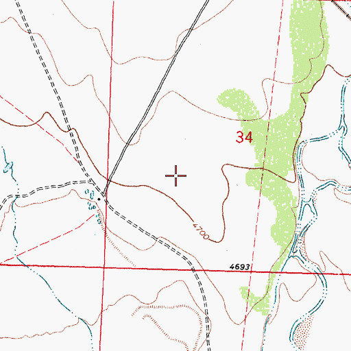 Topographic Map of 06141 Water Well, NM