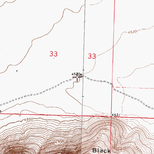 Topographic Map of 01241 Water Well, NM
