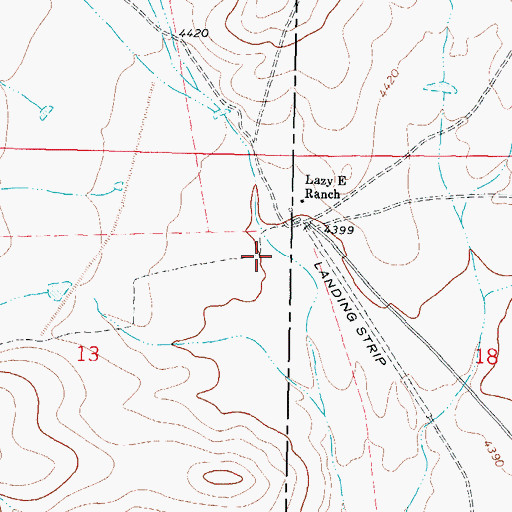 Topographic Map of 01680 Water Well, NM