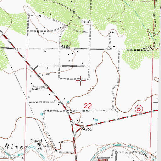 Topographic Map of 10083 Water Well, NM