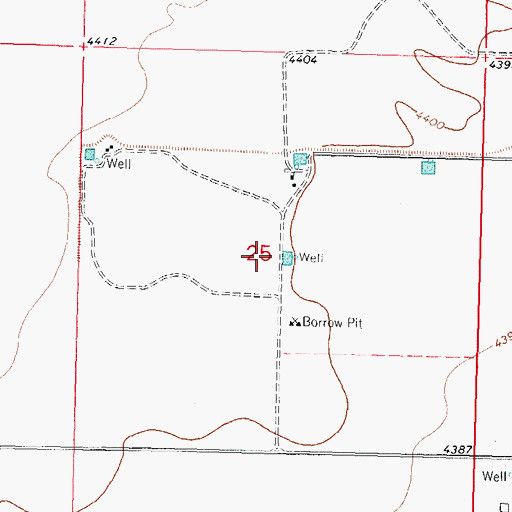 Topographic Map of 06085 Water Well, NM