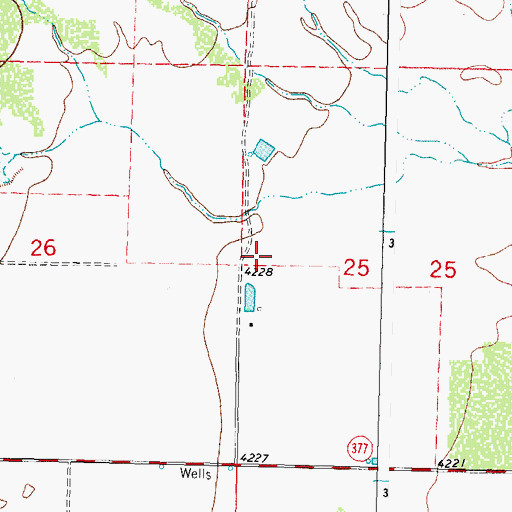 Topographic Map of 10062 Water Well, NM