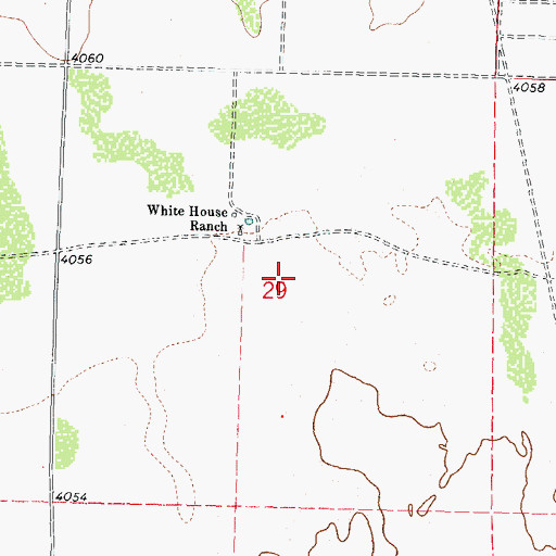 Topographic Map of 01465 Water Well, NM
