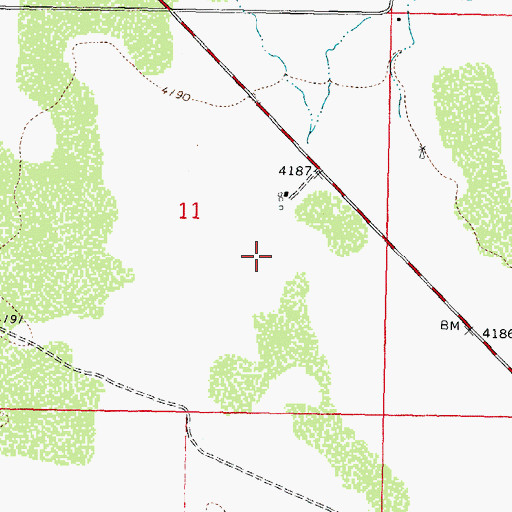 Topographic Map of 00828 Water Well, NM