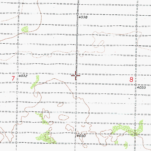 Topographic Map of 06068 Water Well, NM