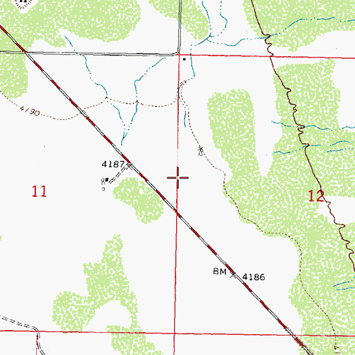 Topographic Map of 00832 Water Well, NM