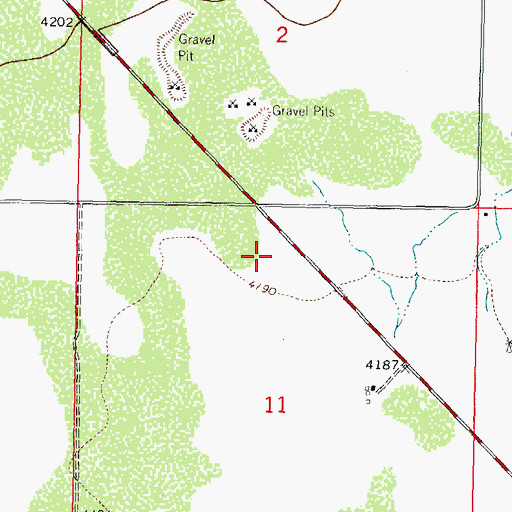 Topographic Map of 10352 Water Well, NM