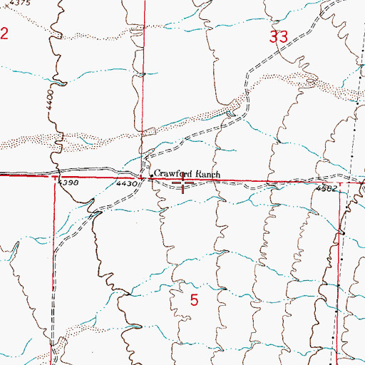 Topographic Map of 00660 Water Well, NM