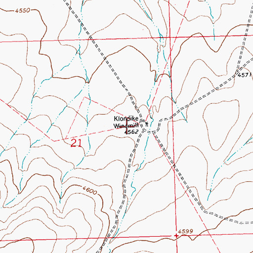 Topographic Map of 01480 Water Well, NM