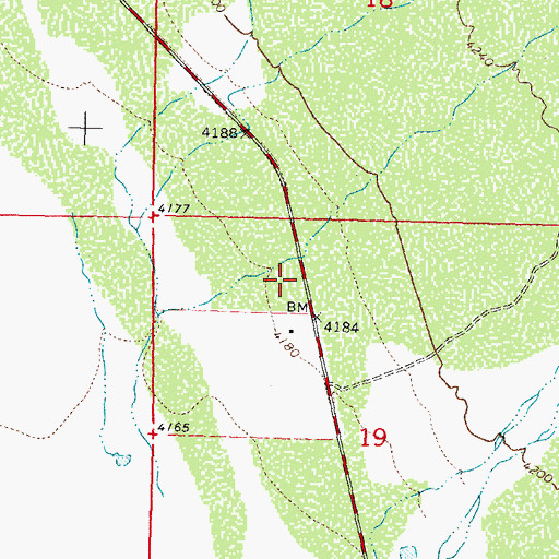 Topographic Map of 00806 Water Well, NM