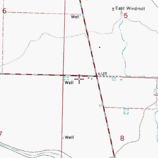 Topographic Map of 00903 Water Well, NM
